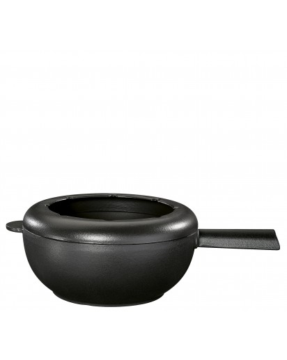 Spring: Saas Fee Caquelon ⌀20cm, schwarz matt