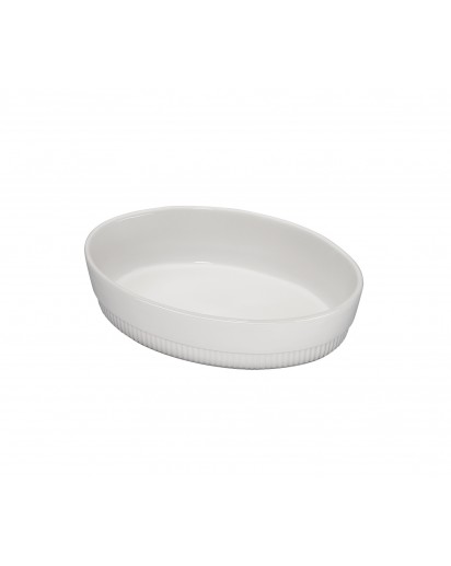 Spring: Chalet Auflaufform oval, weiss, 26cm