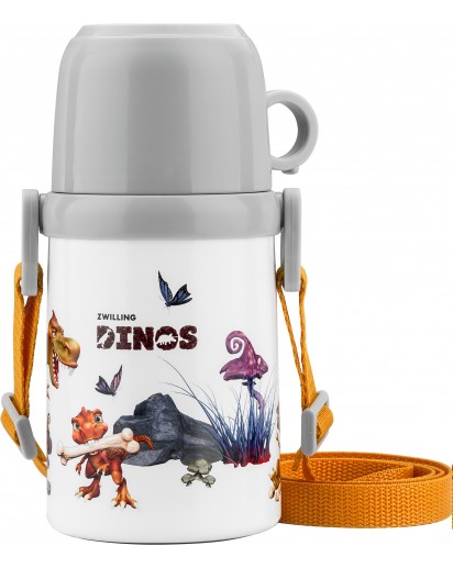 Zwilling: Thermo Thermosflasche Dinos mit Becher, 380ml