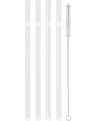 Zwilling: Sorrento Glasstrohhalme, transparent