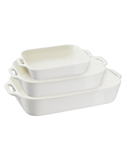Staub: Auflaufform Set 3-tlg., Elfenbein