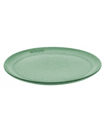 Staub: Teller flach, Salbei, Ø20cm