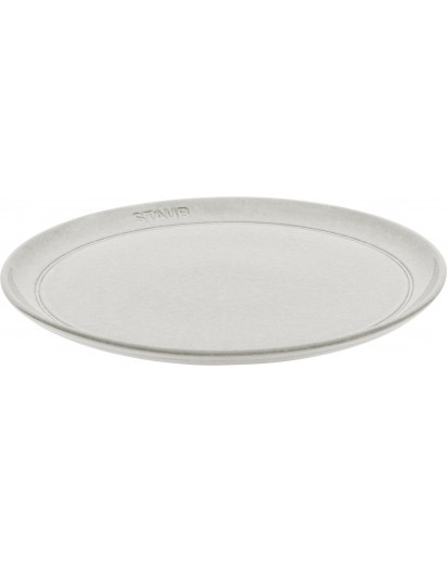 Staub: Teller flach, weisser Trüffel, Ø26cm