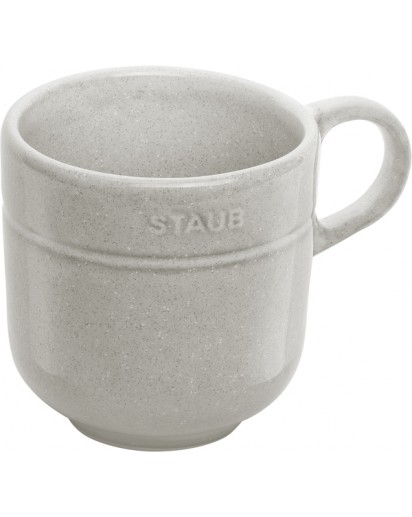 Staub: Tasse mit Henkel, weisser Trüffel, 200ml