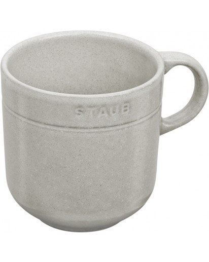 Staub: Tasse mit Henkel, weisser Trüffel, 300ml
