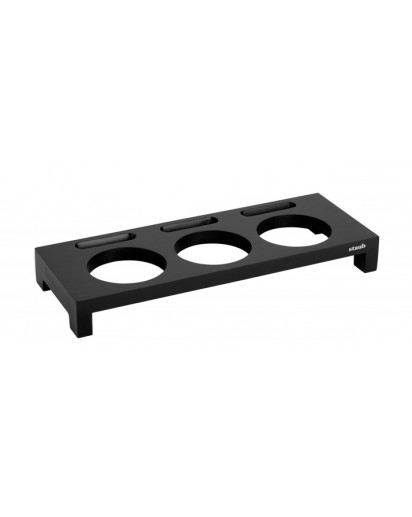 Staub: Servierbrett für Mini-Cocottes, schwarz
