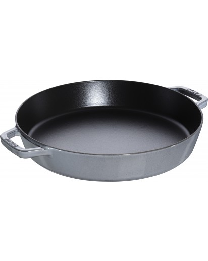 Staub: Bratpfanne mit 2 Griffen, Grafitgrau, Ø34cm