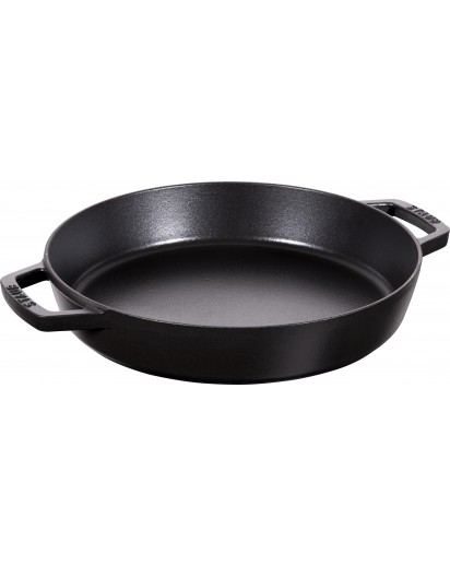 Staub: Bratpfanne mit 2 Griffen, Schwarz, Ø34cm