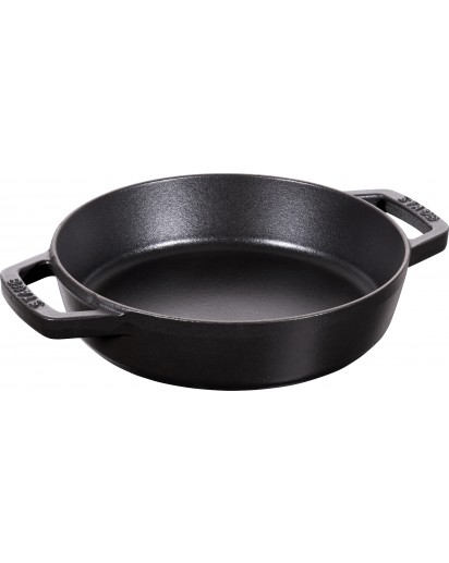 Staub: Bratpfanne mit 2 Griffen, Schwarz, Ø20cm