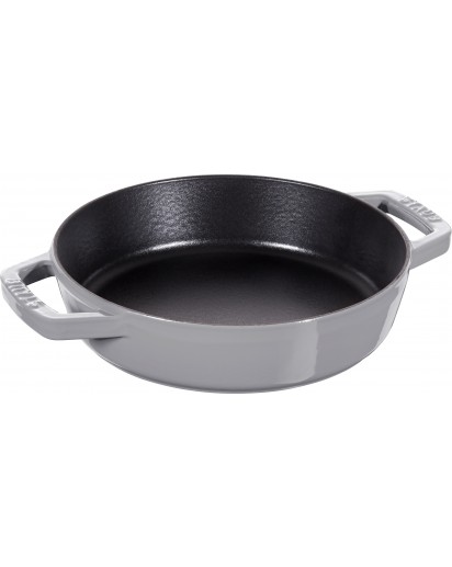 Staub: Bratpfanne mit 2 Griffen, Grafitgrau, Ø20cm