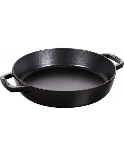 Staub: Bratpfanne mit 2 Griffen, Schwarz, Ø26cm