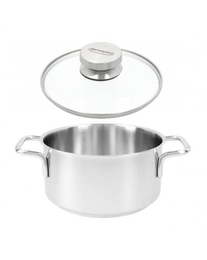 Demeyere: Apollo 7 Bratentopf mit Glasdeckel, Ø16cm 
