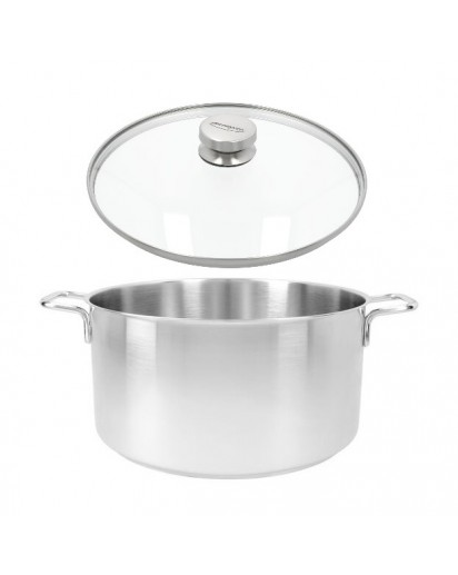 Demeyere: Apollo 7 Bratentopf mit Glasdeckel, Ø28cm 