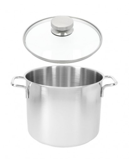 Demeyere: Apollo 7 Kochtopf hoch mit Zwilling Glasdeckel, Ø20cm