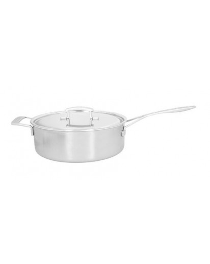 Demeyere: Industry 5 Stieltopf niedrig, geschlossener Rand, Ø28cm 