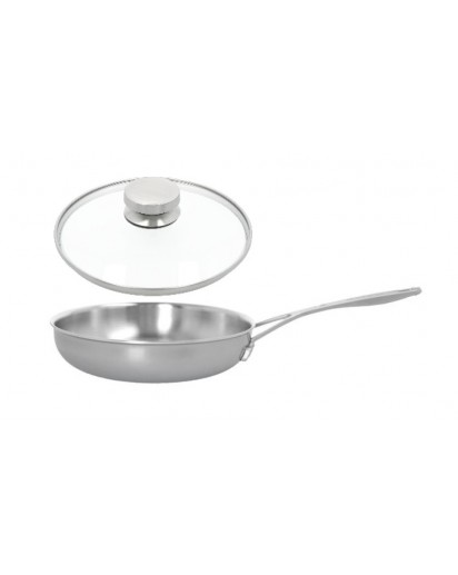 Demeyere: Industry 5 Bratpfanne mit Zwilling Glasdeckel, Ø20cm