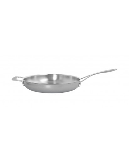Demeyere: Industry 5 Bratpfanne mit Gegengriff, geschlossener Rand, Ø32cm 