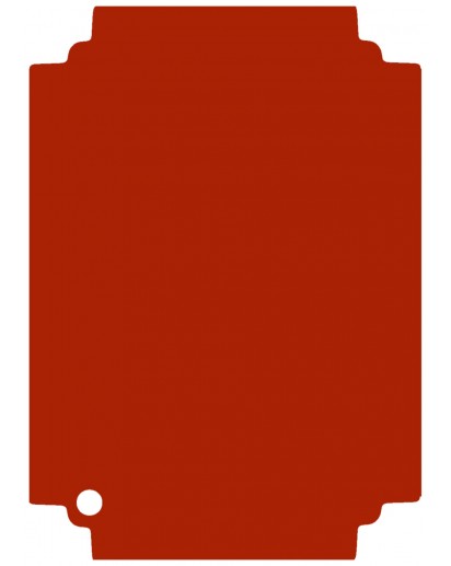 seleXions®: Top Board rote Schneideinlagen randlos 3-tlg 53x32,5cm