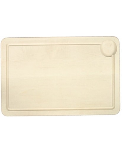 Tranchierplatte mit Saftrille, 50 x 35 cm