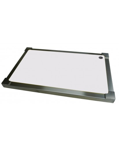seleXions®: Top Board Edelstahl GN 1/1 mit 3 Schneideinlagen, weiss