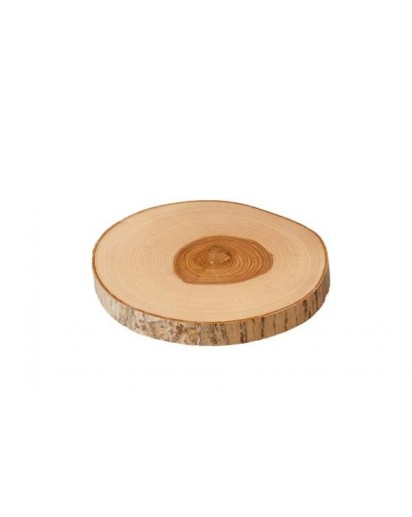 Baumscheibe lackiert Esche/Erle rund, ca. Ø27-30cm