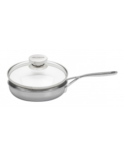 Demeyere: Multiline 7 Bratpfanne mit Glasdeckel, Ø20cm