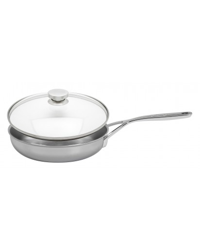Demeyere: Multiline 7 Bratpfanne mit Zwilling Glasdeckel, Ø28cm