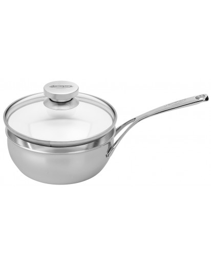 Demeyere: Atlantis 7 Konische Sauteuse mit Glasdeckel 
