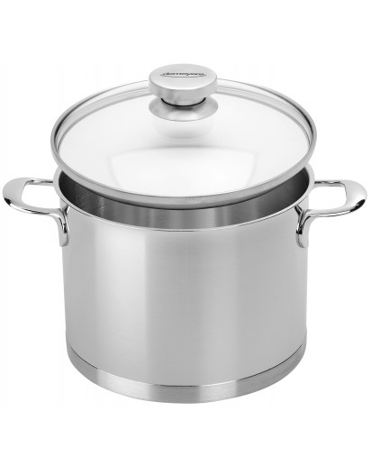 Demeyere: Atlantis 7 Kochtopf hoch mit Glasdeckel, Ø24cm