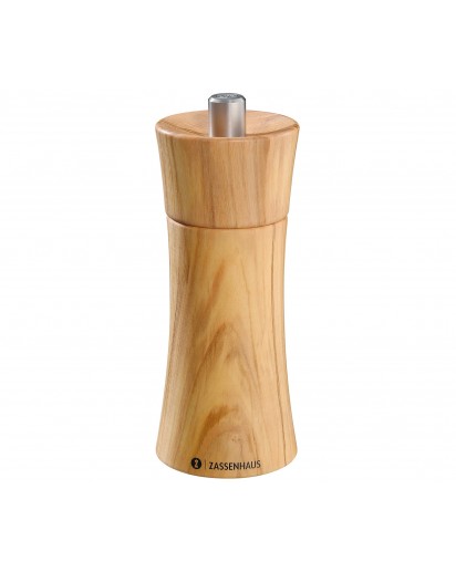 Zassenhaus: Salzmühle 'Frankfurt' Olivenholz, 14cm