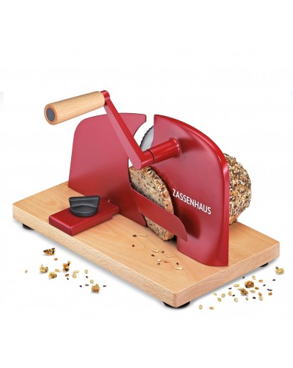 Zassenhaus: Pure Brotschneidemaschine, rot