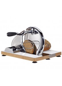 Zassenhaus: Vintage Brotschneidemaschine, manuell, chrom