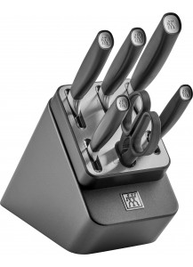 Zwilling: All Star Selbstschärfender Messerblock, Anthrazit, 7-tlg.