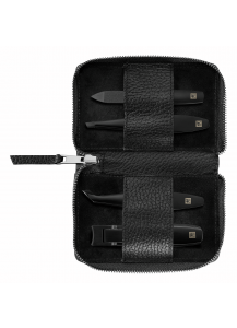 Zwilling: Premium Black Maniküre Pediküre Set 4-tlg., schwarz
