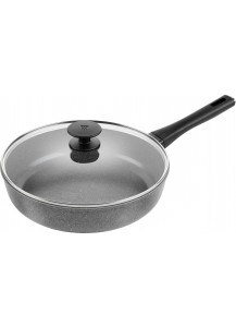 Zwilling: Terreno Plus Schmorpfanne mit Deckel, ⌀28cm, Titanverstärkte Keramikbeschichtung