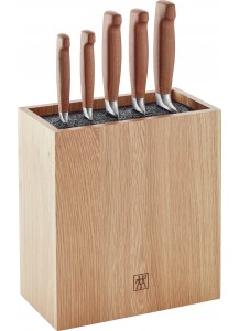 Zwilling: Vier Sterne Wood Messerblockset, 6-tlg., Eiche