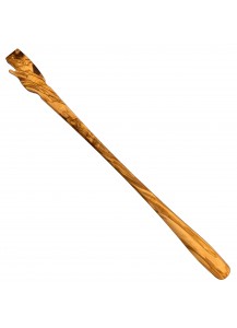 Olivenholz Schuhlöffel  / Rückenkratzer, ca.60cm