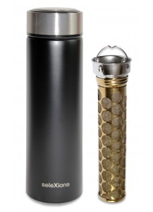 seleXions®: Isolierflasche mit Cold Brew Filter, 500ml, Edelstahl