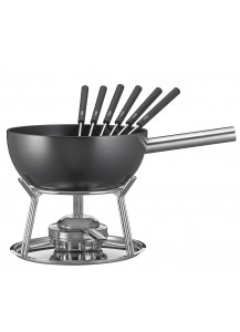 Spring: Alu Induction Käsefondue-Garnitur, schwarz