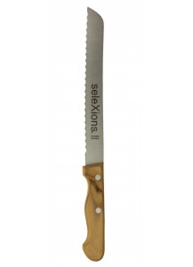 Selexions: Olivenholz Brotmesser, 32,5cm