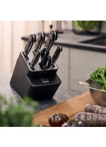Zwilling: Pro Selbstschärfender Messerblock, Anthrazit, 7-tlg.