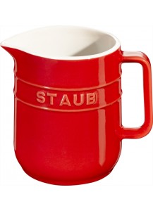 Staub: Mini Krug aus Keramik, kirschrot, 0,25L