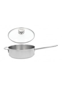 Demeyere: Apollo 7 Stieltopf niedrig mit Glasdeckel