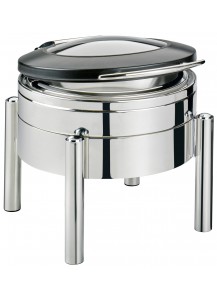 Spring: CBS Advantage Chafing Dish Window Station Black rund, Ø30cm
