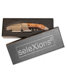 seleXions®: Kellnermesser mit Holzgriff in Geschenkbox