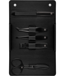 Zwilling: Premium Black Maniküre Pediküre Set 5-tlg., schwarz