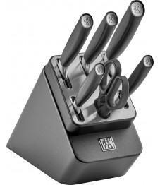 Zwilling: All Star Selbstschärfender Messerblock, Anthrazit, 7-tlg.