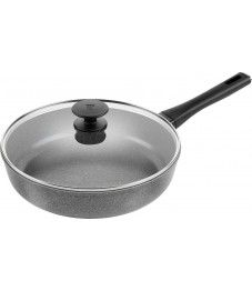 Zwilling: Terreno Plus Schmorpfanne mit Deckel, ⌀28cm, Titanverstärkte Keramikbeschichtung
