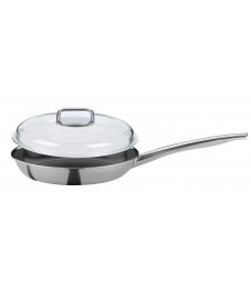 Spring: Vulcano Pure Bratpfanne mit Domo Glasdeckel