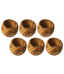 seleXions®: Olivenholz Serviettenring 6 Stk